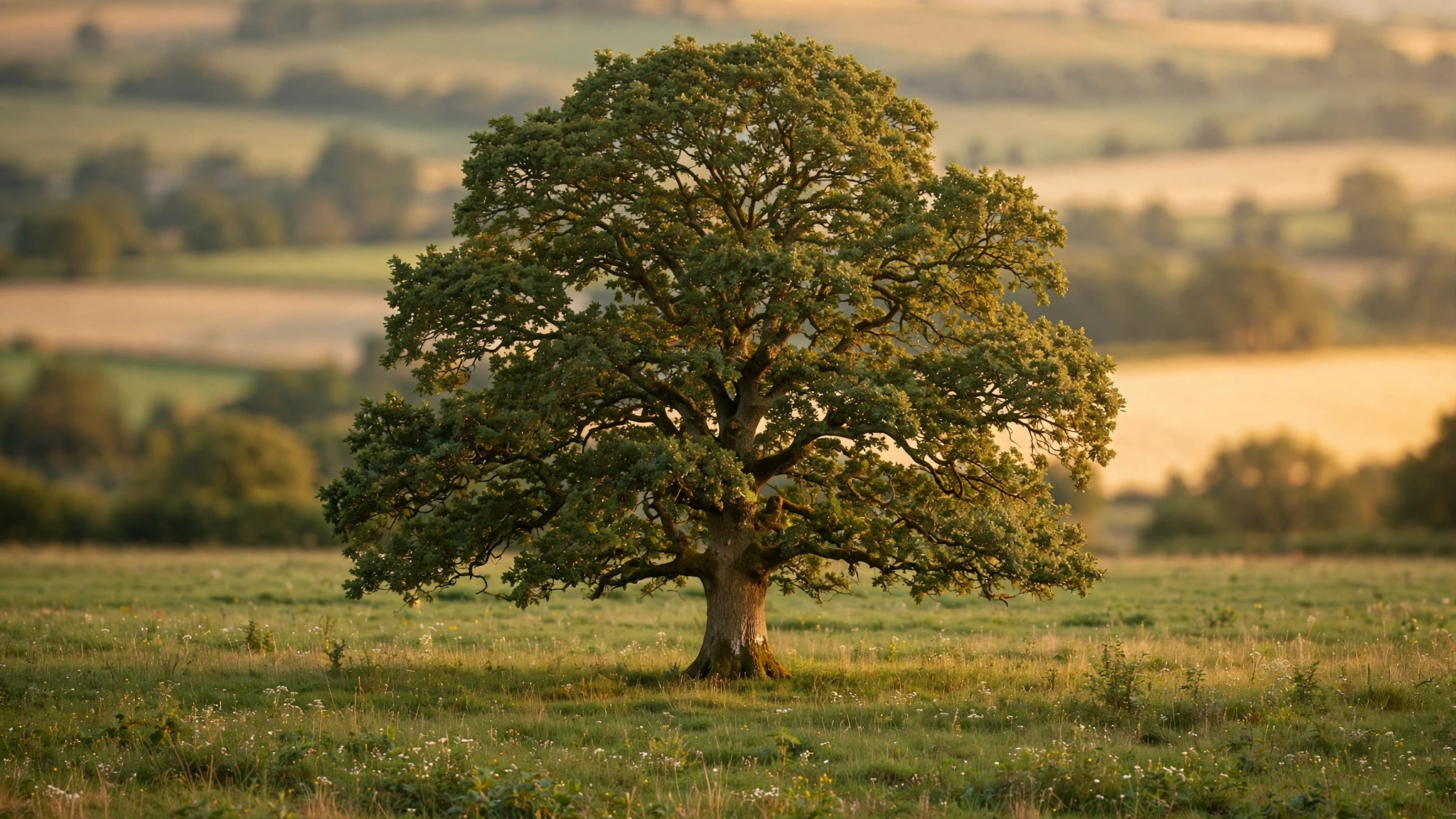 Symbolic representation of a tree in a dream, growth and stability