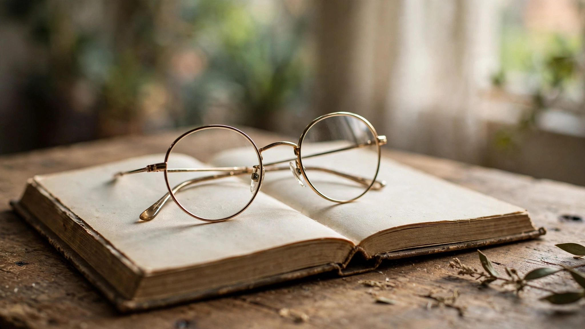 Symbolische Darstellung einer Brille im Traum, Wahrnehmung und Klarheit
