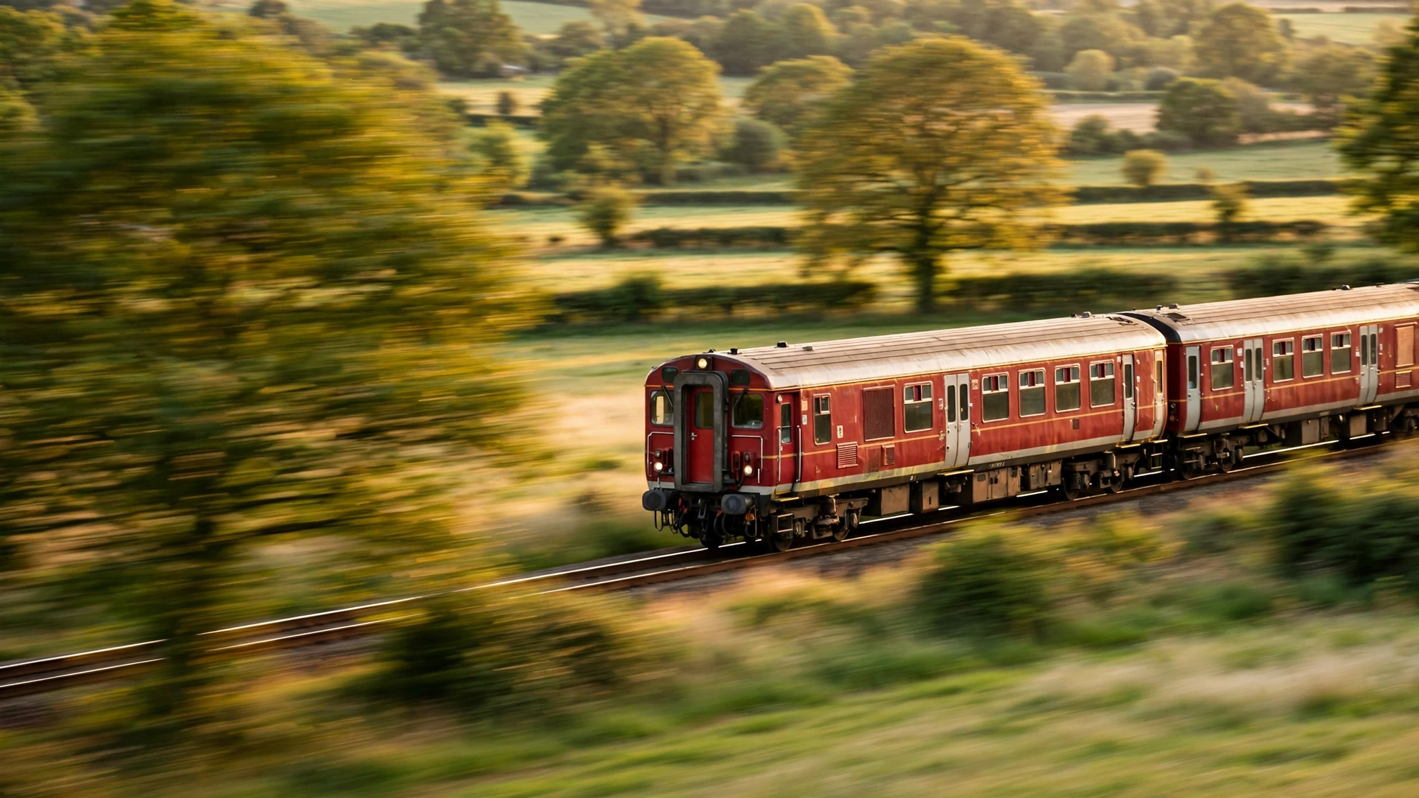 Symbolische Darstellung eines Zuges im Traum, Reise und Veränderung